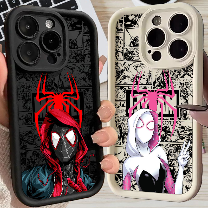 Phone Accessories List - Casing Spiderman Miles Morales Gwen Marvel