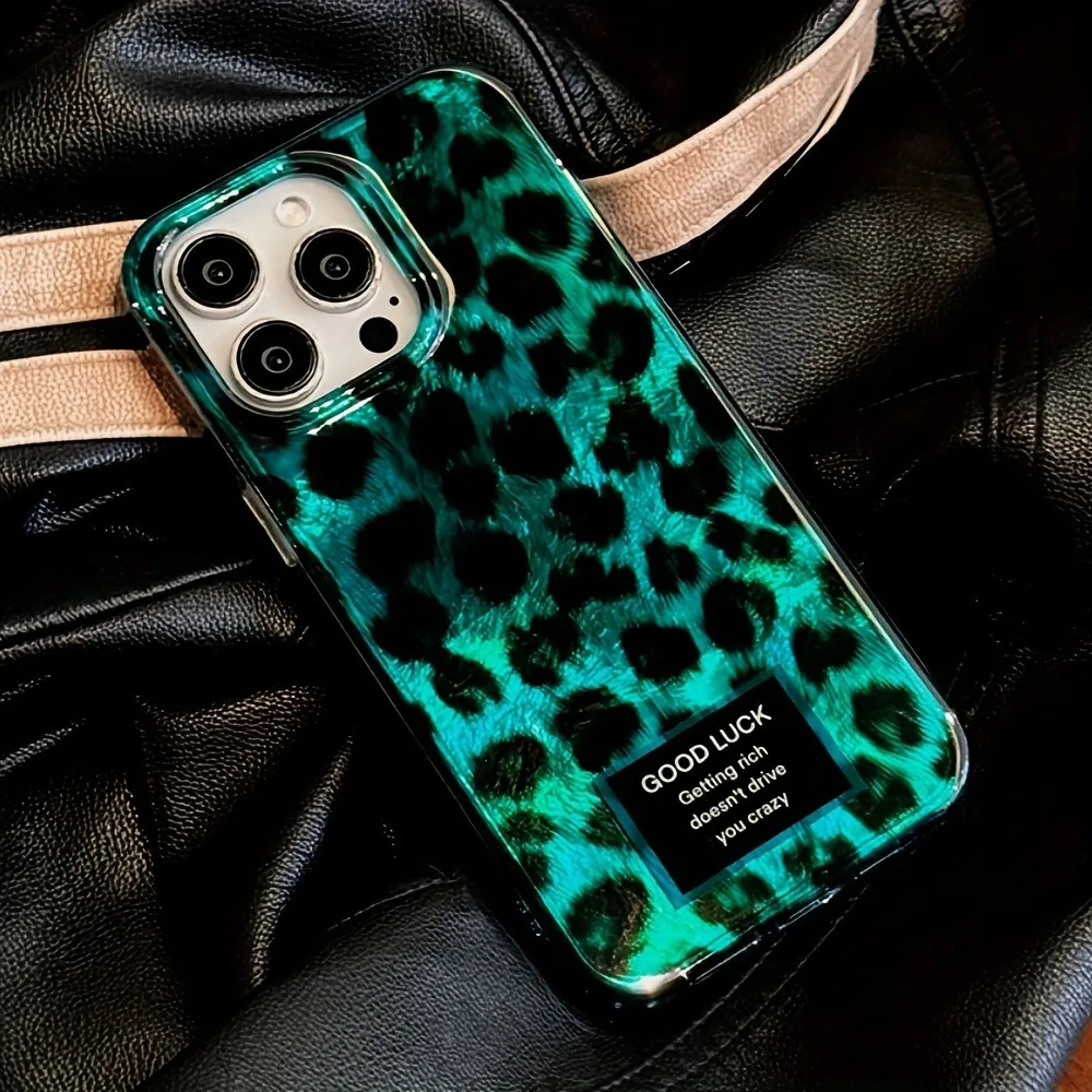 Phone Accessories List - Casing Ponsel Motif Leopard Lucu Retro