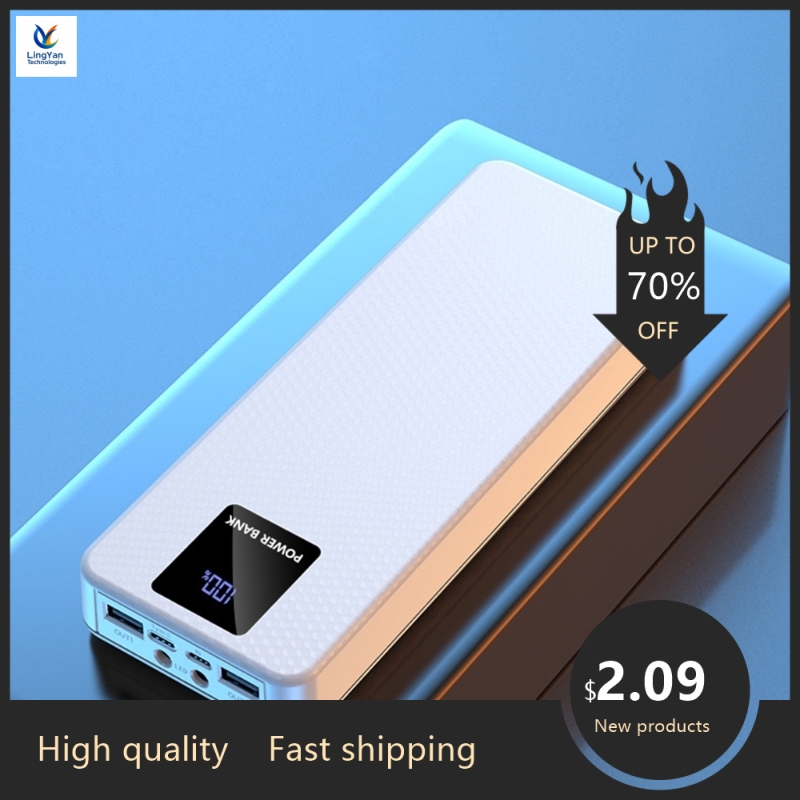 Portable Charger 20000Mah - Casing Bank Daya Portabel 8X18650 20000MAh