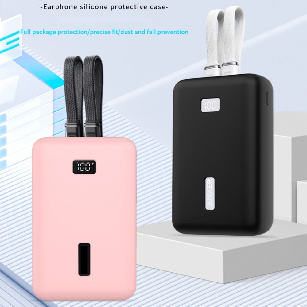 Portable Charger 20000Mah - Casing Pelindung Pengisi Daya Portabel Silikon