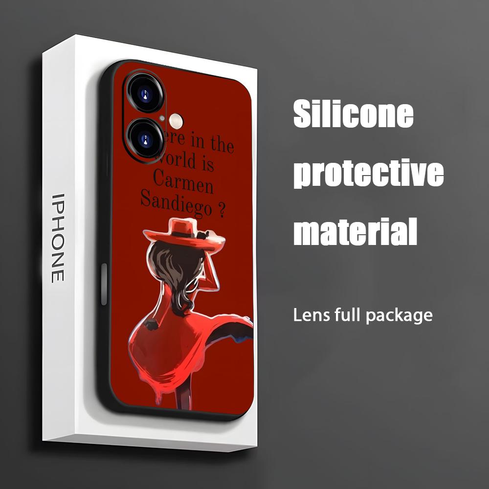 Phone Accessories List - Casing Ponsel Kartun Carmen Sandiego Populer