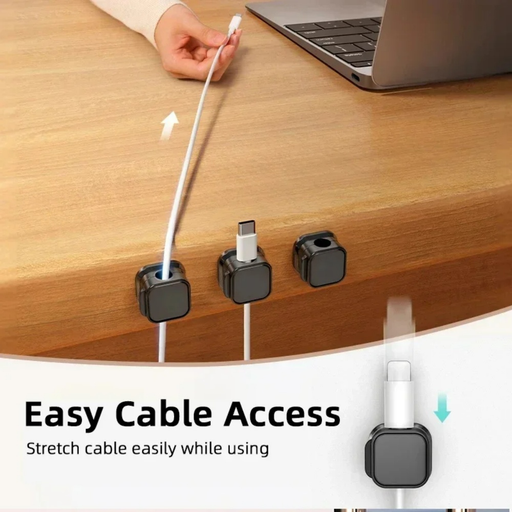 Cable Organizer Magnetic - Organizer Kabel Magnetik, Penjepit Kabel Perekat