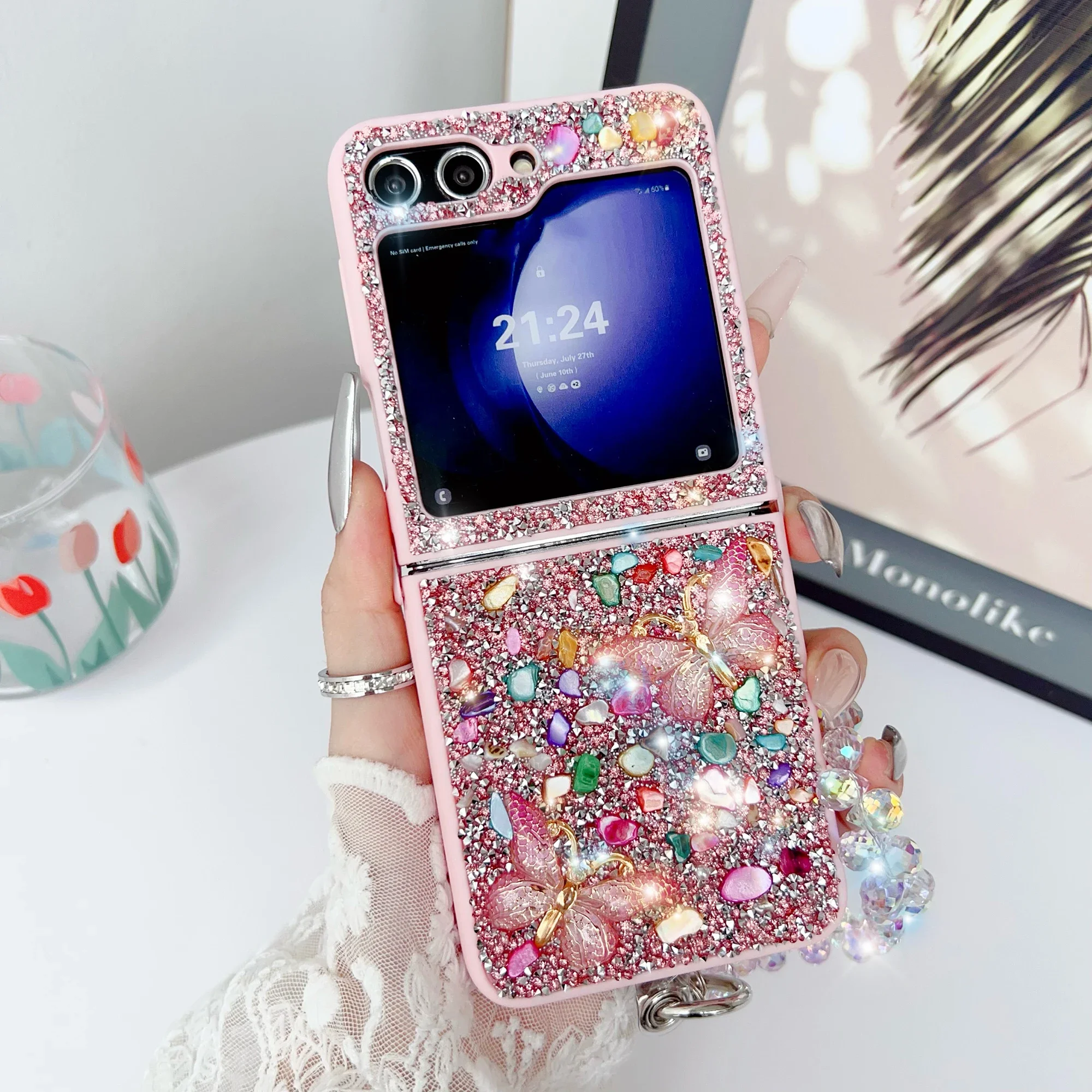 Z Phone Accessories - Casing Ponsel Glitter Mewah untuk Samsung