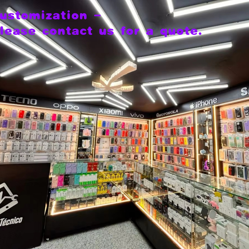 Phone Accessories Design Shop - Desain Interior Toko Ponsel Modern, Meja
