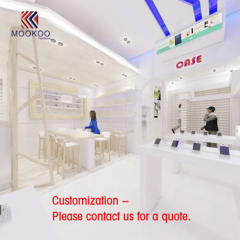 Phone Accessories Design Shop - Rak Display Toko Ponsel Desain 3D