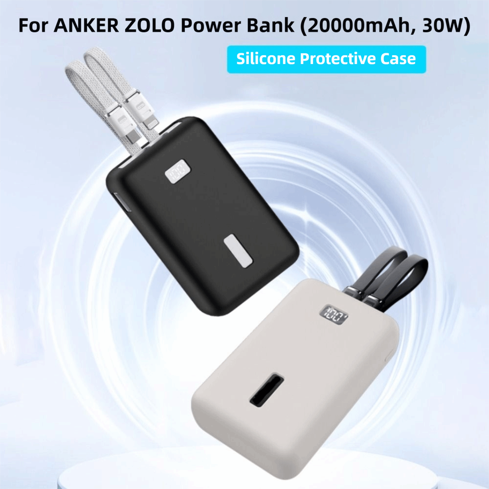 Portable Charger 20000Mah - Casing Pelindung Pengisi Daya Portabel Silikon