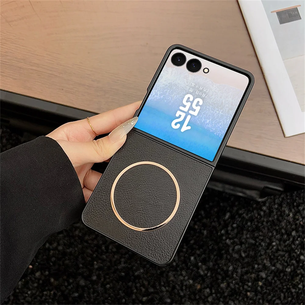 Z Phone Accessories - Casing Ponsel Kulit Retro untuk Magsafe