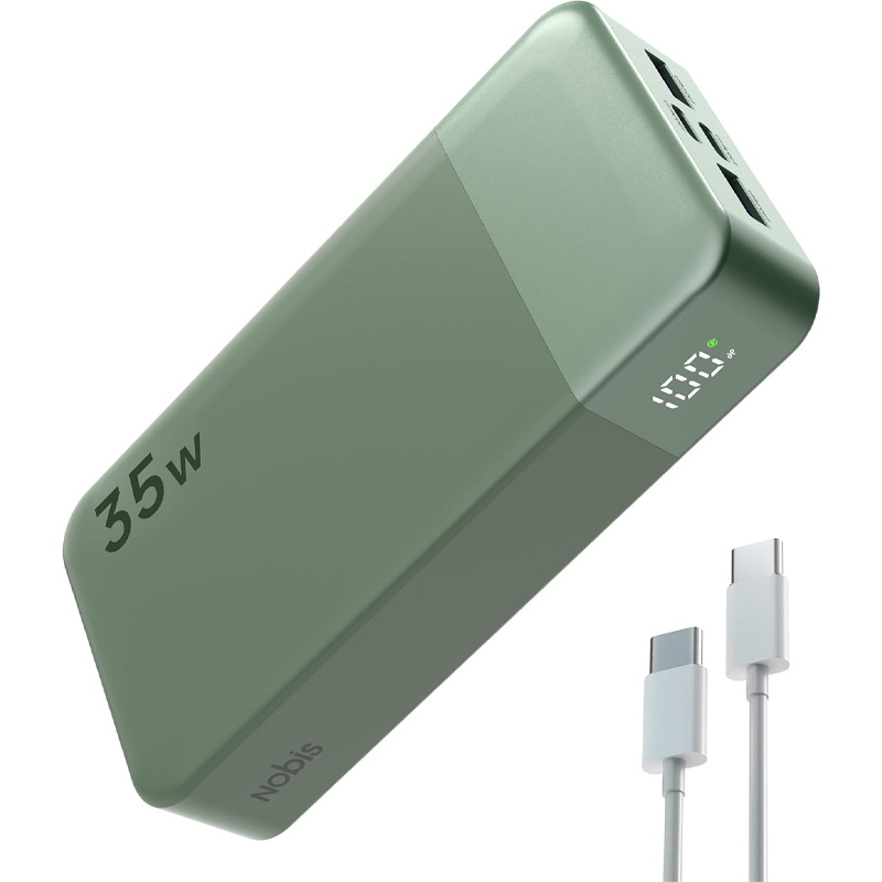 Portable Charger 20000Mah - NOBIS Power Bank Portabel 35W 20000mAh