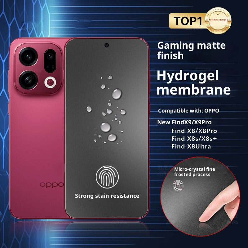 Oppo Find X8 - 3 Buah Film Hidrogel Matte Depan
