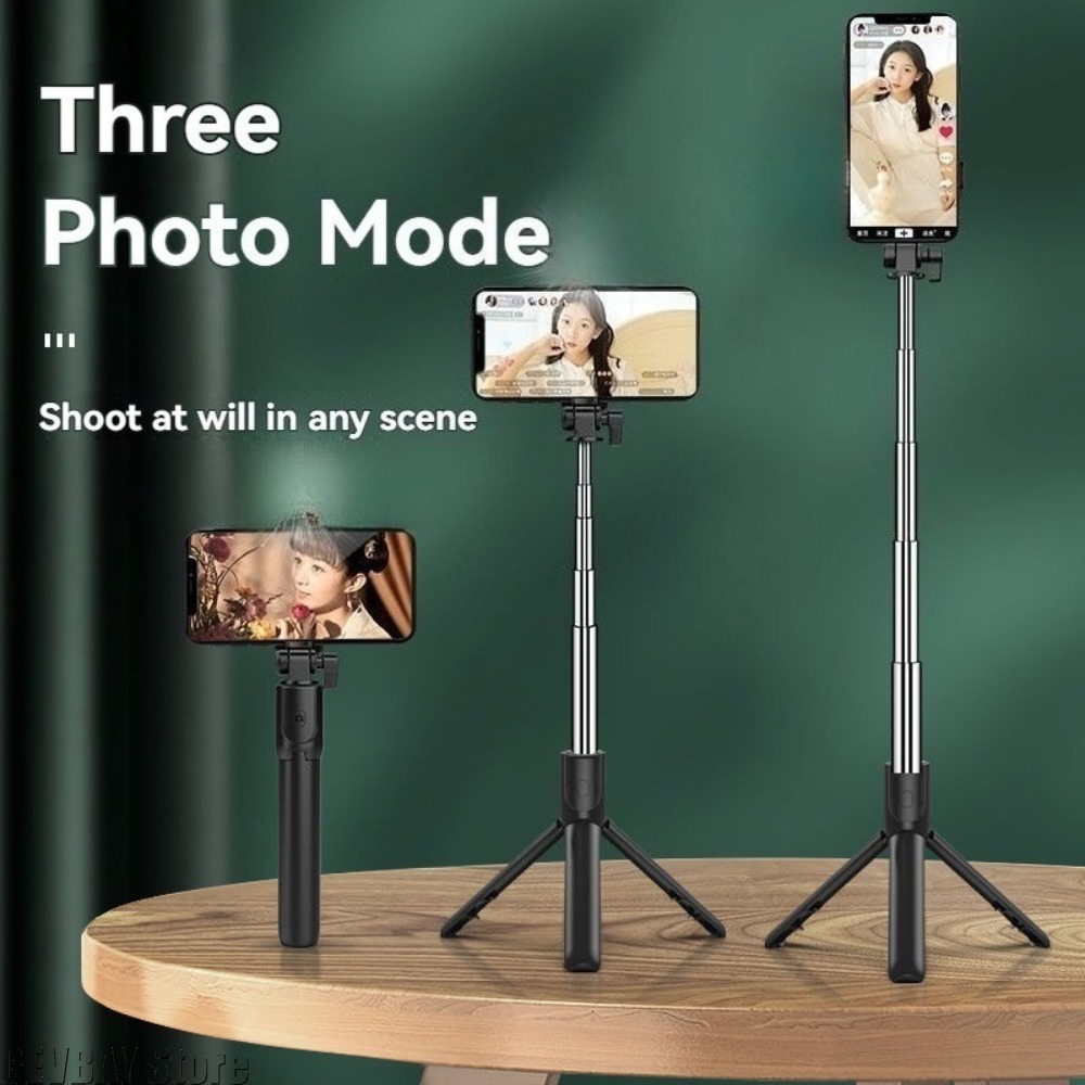 Phone Accessories Brand - 1 Buah Tripod Tongkat Selfie Bluetooth