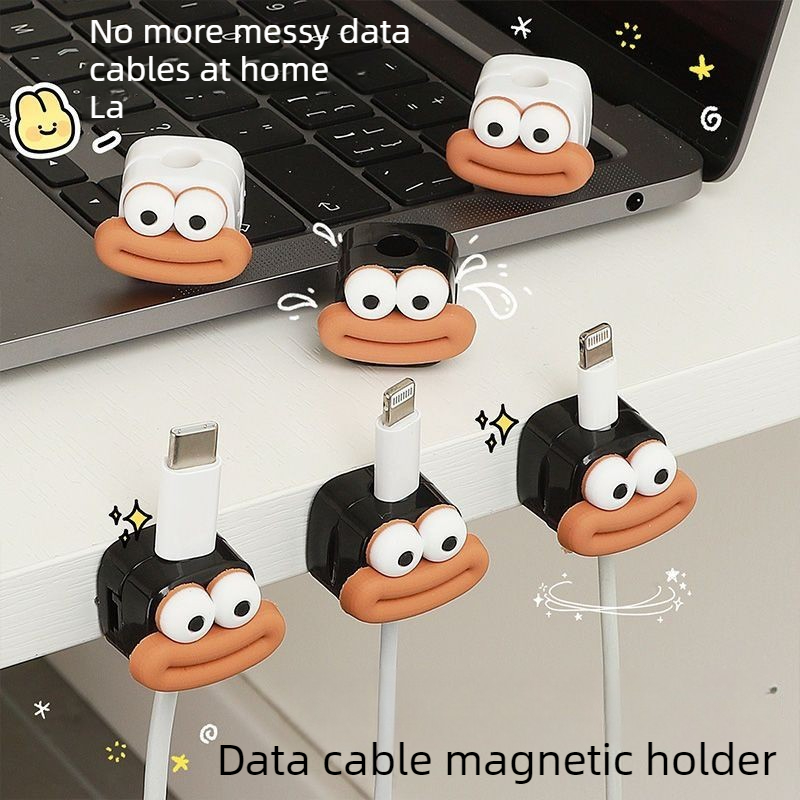 Cable Organizer Magnetic - 1/5/10 Buah Klip Kabel Magnetik Pengatur