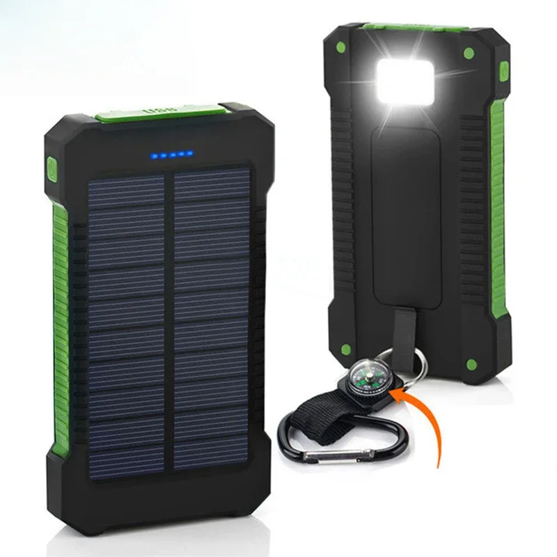 Bank Daya Tenaga Surya Portabe - Portable Charger 20000Mah ulasan dan harga