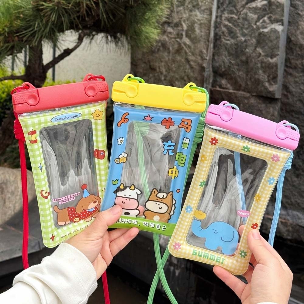 Tas Leher Transparan Bermotif  - Waterproof Phone Bag ulasan dan harga