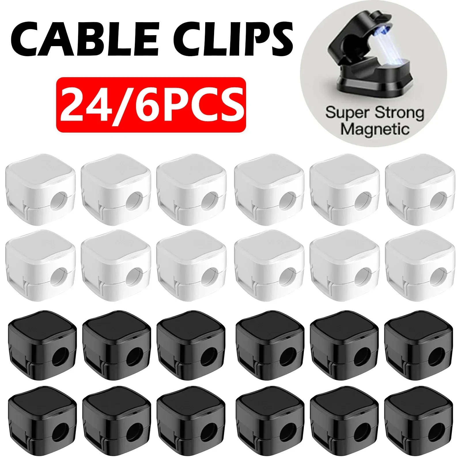 6/12/24 Buah Klip Pengatur Kab - Cable Organizer Magnetic ulasan dan harga