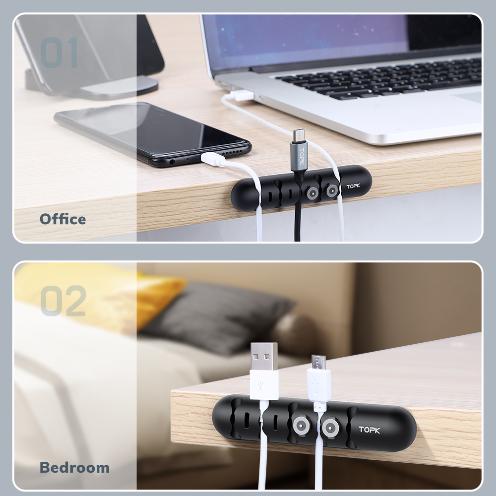 TOPK L35 Klip Manajemen Kabel  - Cable Organizer Magnetic ulasan dan harga