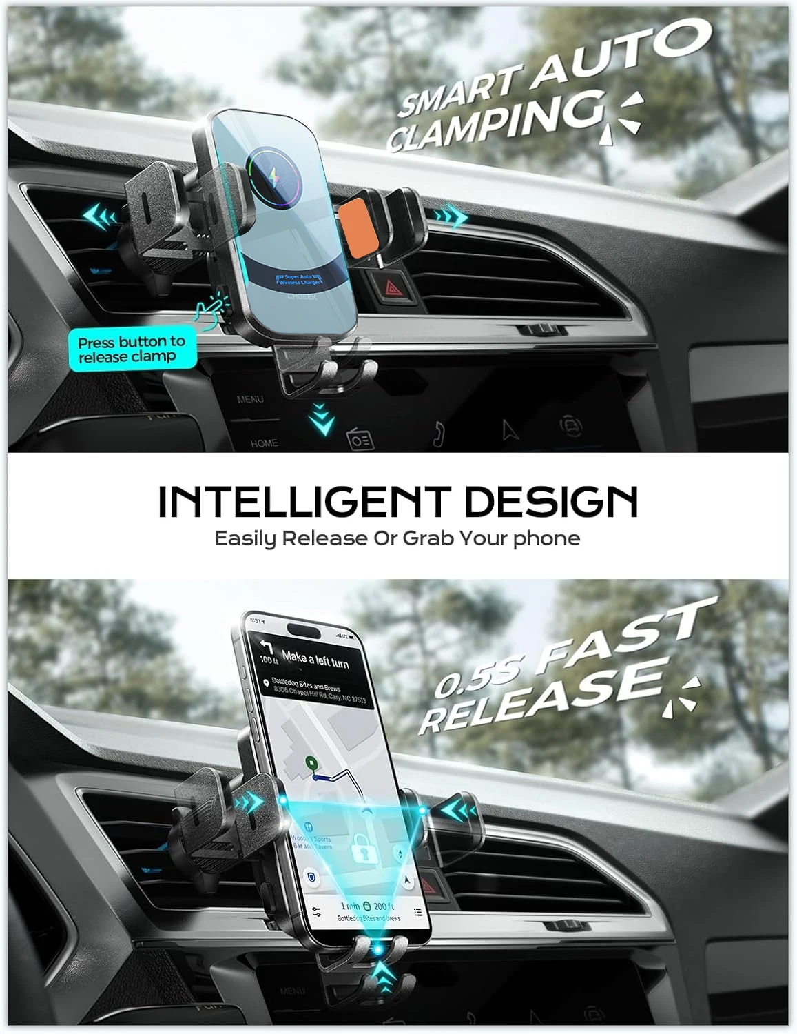 UYUXIO pengisi daya mobil nirk - Phone Cooling Fan ulasan dan harga