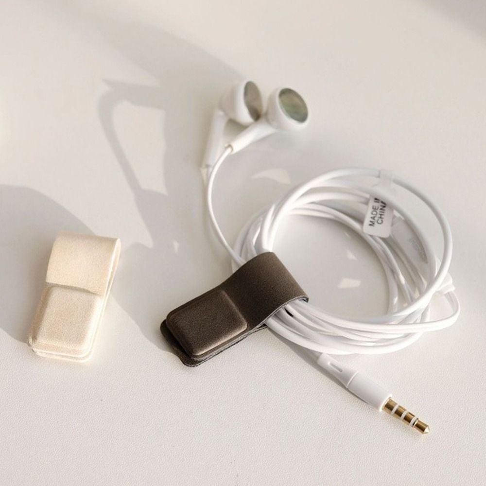 Klip Kabel Earphone Kulit Baru - Cable Organizer Magnetic ulasan dan harga