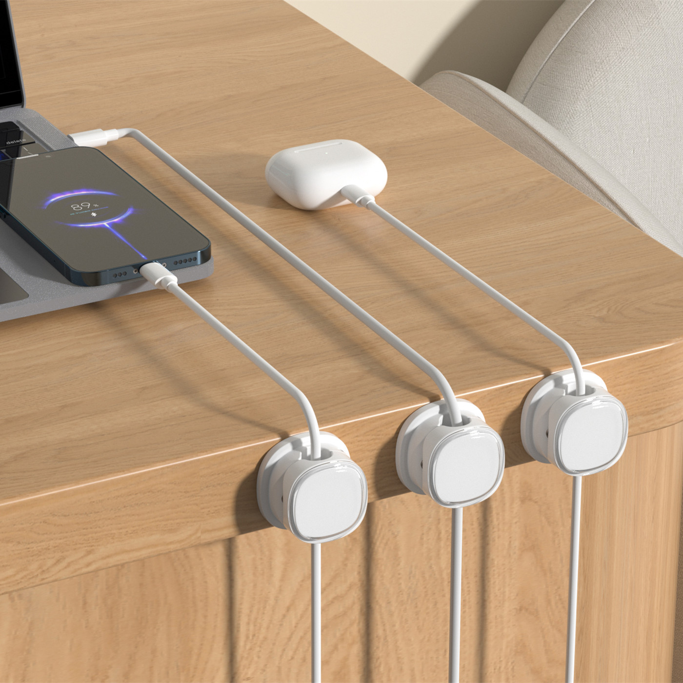 3/6/8/12 Buah Klip Kabel Magne - Cable Organizer Magnetic ulasan dan harga