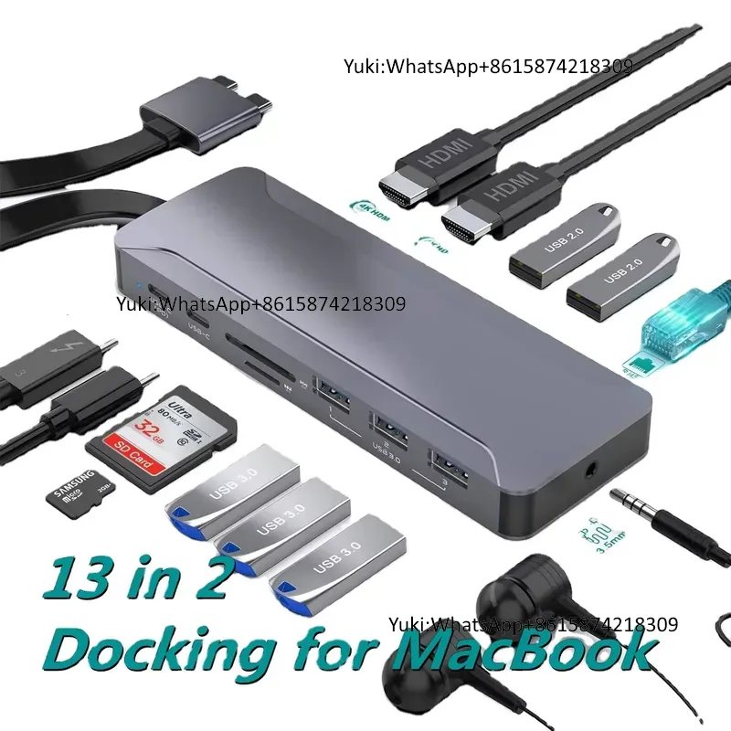 Docking Station 5 Hub USB C de - Usb C Hub ulasan dan harga