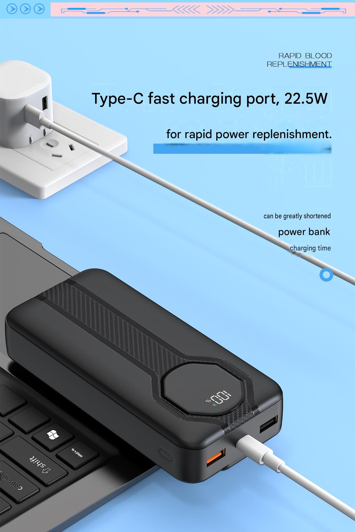 Power Bank 20000mAh dengan Lay - Portable Charger 20000Mah ulasan dan harga