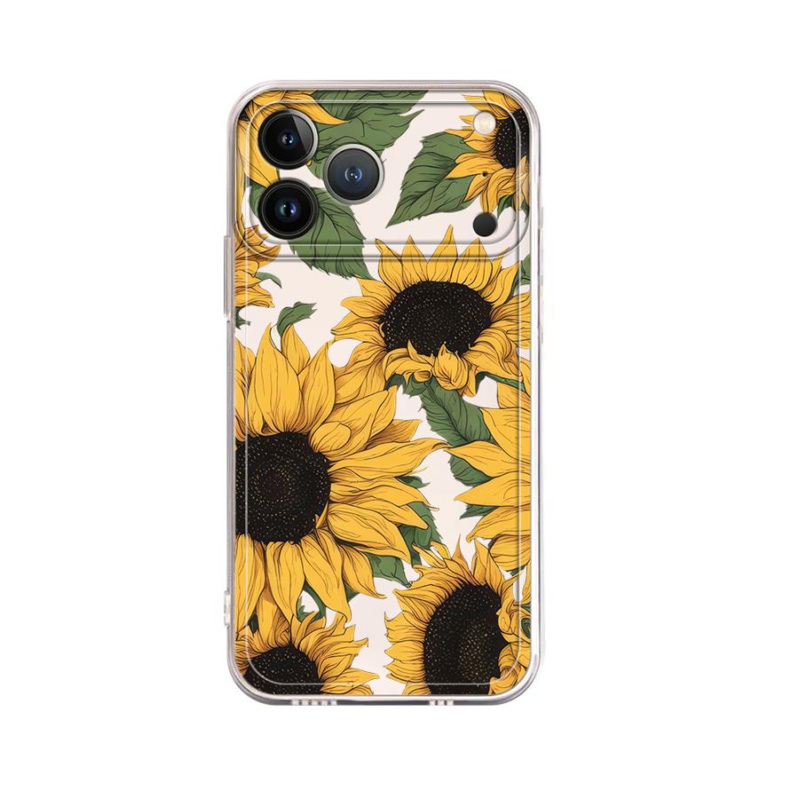 Casing Pola Bunga Matahari yan - Phone Accessories List ulasan dan harga