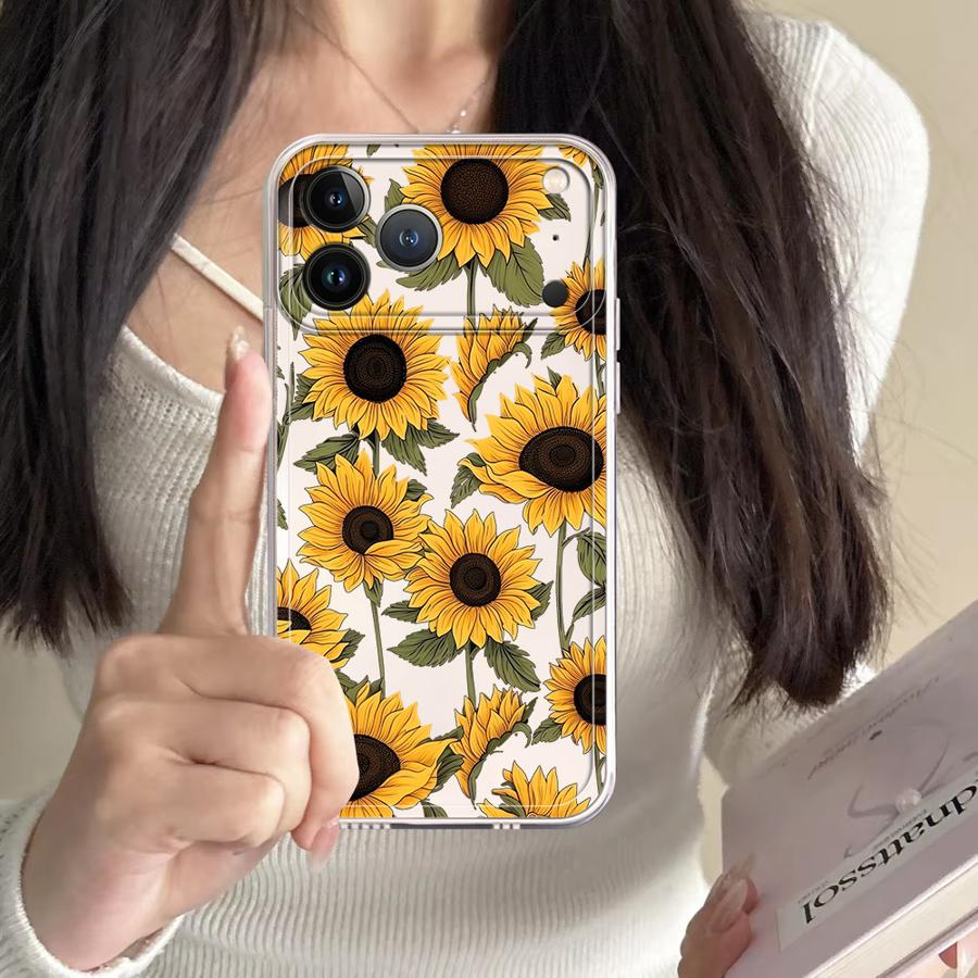 Casing Pola Bunga Matahari yan - Phone Accessories List ulasan dan harga
