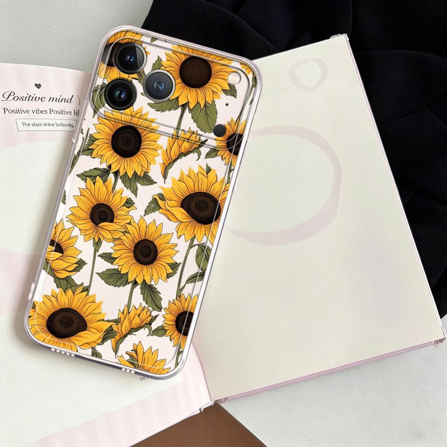 Casing Pola Bunga Matahari yan - Phone Accessories List ulasan dan harga