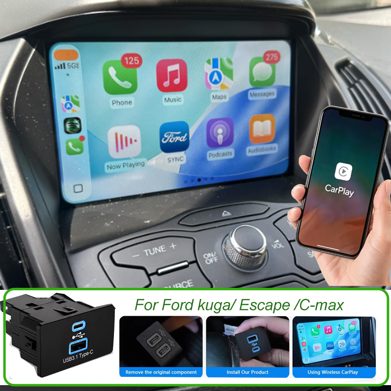 HUB USB Wireless Carplay Untuk - Usb C Hub ulasan dan harga