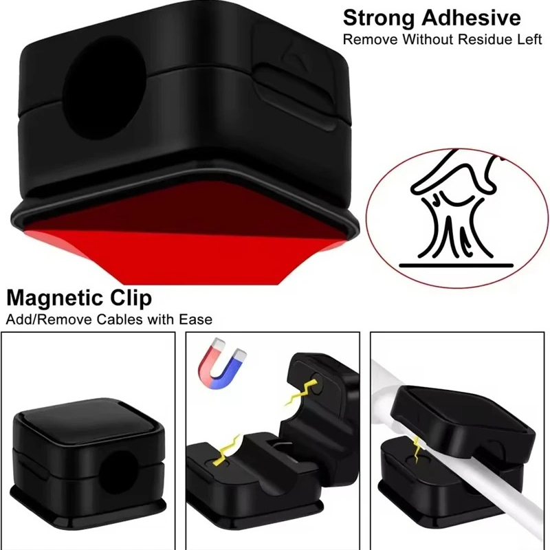 Penjepit Kabel Magnetik, Pengi - Cable Organizer Magnetic ulasan dan harga