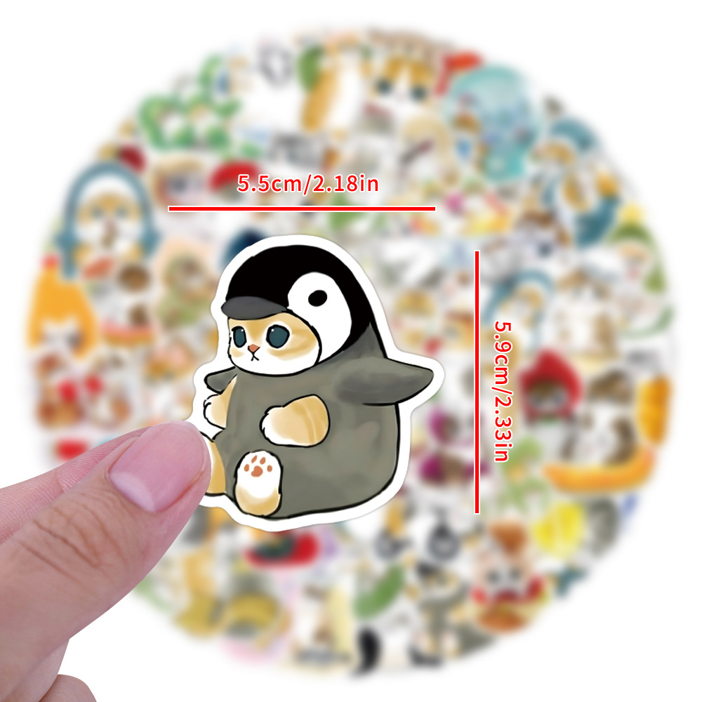 10/30/55/110 buah stiker Mofus - Phone Accessories For Kids ulasan dan harga