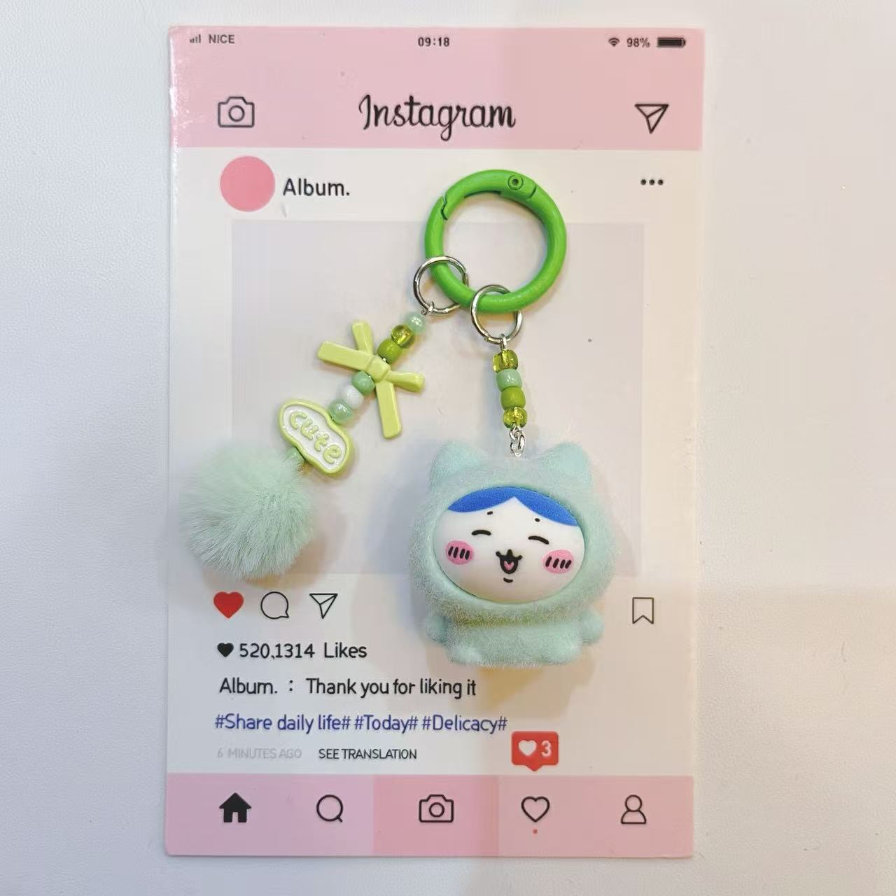 Gantungan Kunci Kartun Flocked - Phone Accessories For Kids ulasan dan harga