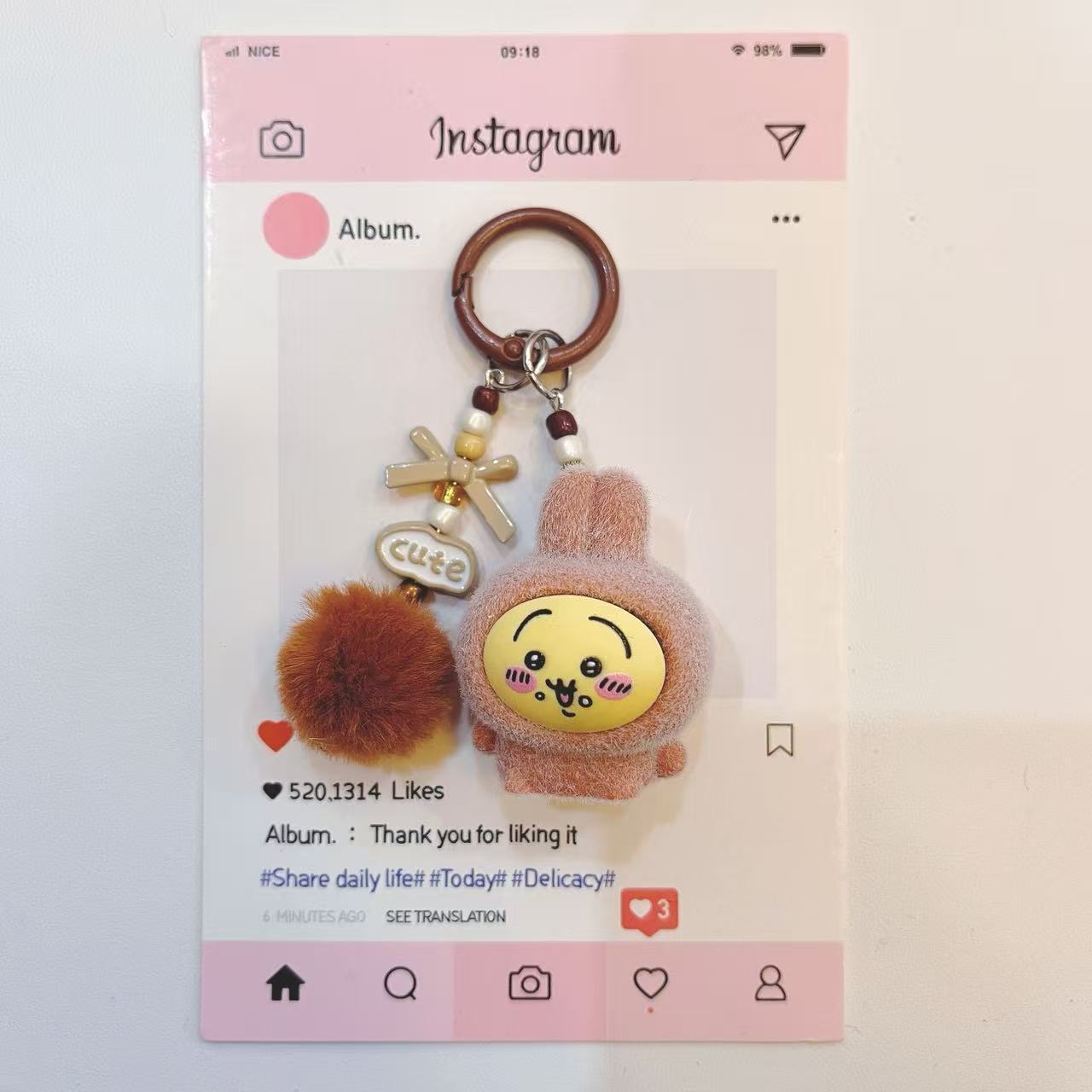 Gantungan Kunci Kartun Flocked - Phone Accessories For Kids ulasan dan harga