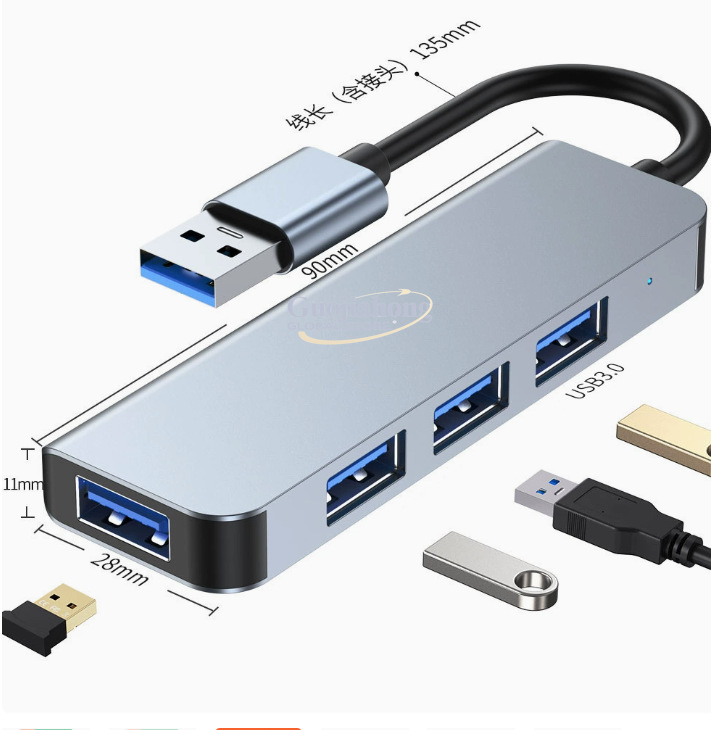 Hub USB-C 4-port terlaris, hub - Usb C Hub ulasan dan harga