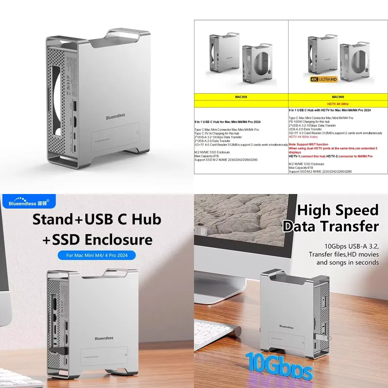 AP01 untuk Mini M4 Stand Hub D - Usb C Hub ulasan dan harga