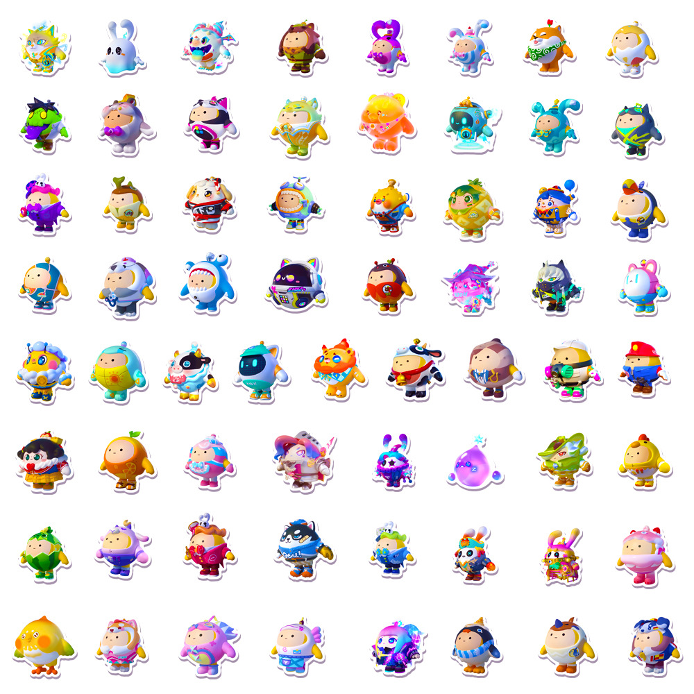 50 Buah Stiker Kartun Pesta Te - Phone Accessories For Kids ulasan dan harga