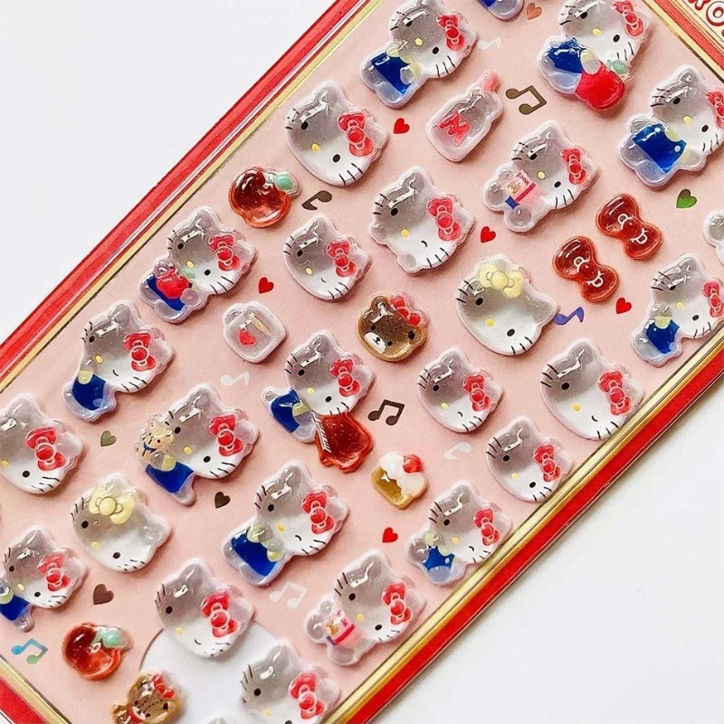7 Buah Stiker Anime Hellokitty - Phone Accessories For Kids ulasan dan harga