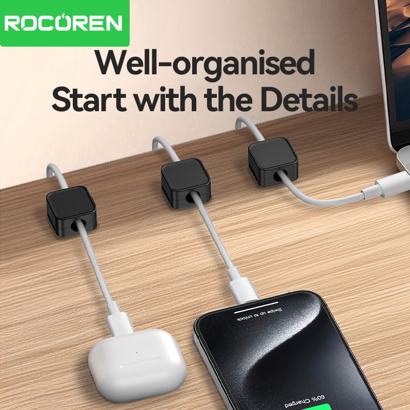 Penjepit kabel magnetik Rocore - Cable Organizer Magnetic ulasan dan harga