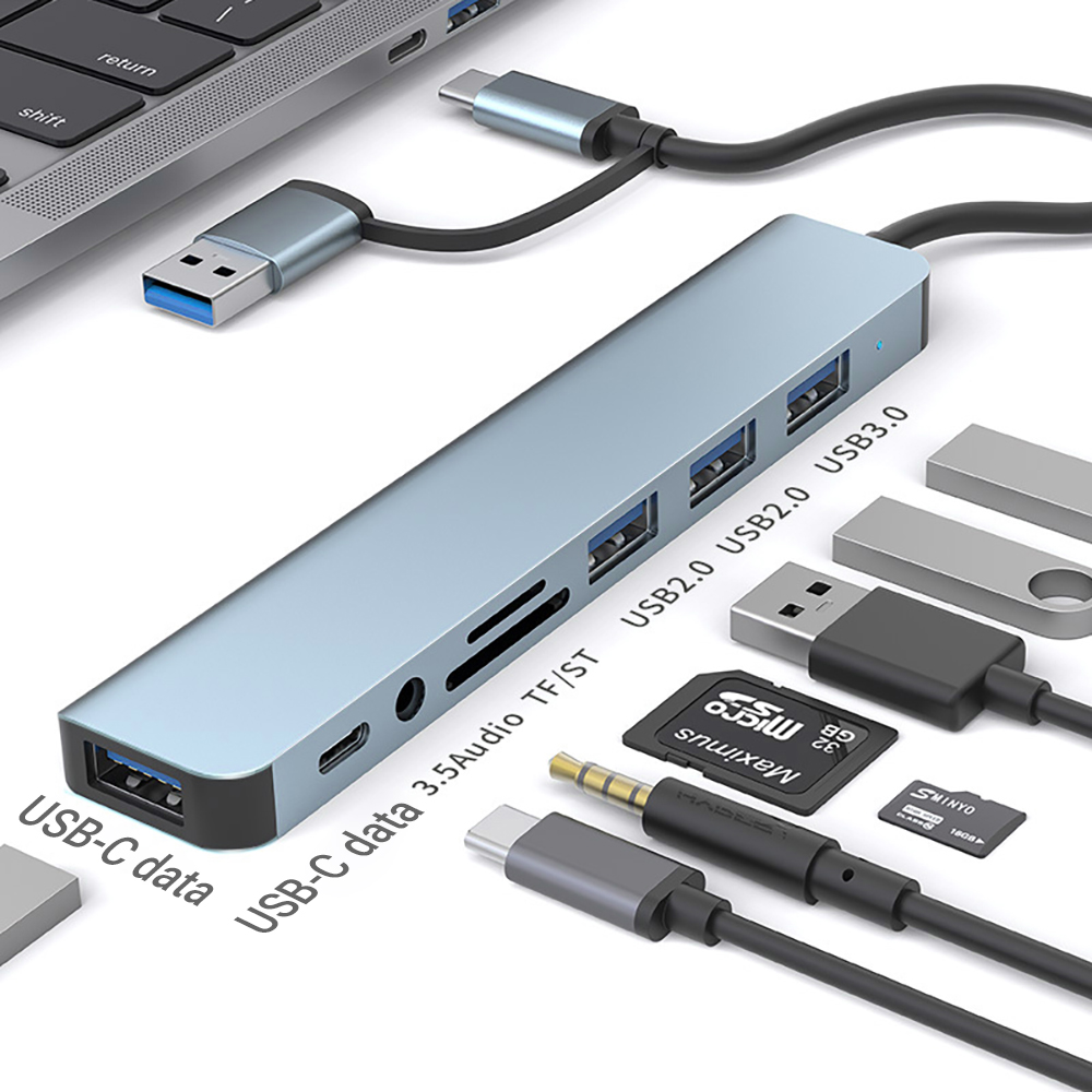 Stasiun Docking USB 9-in-1 Dua - Phone Accessories Officeworks ulasan dan harga