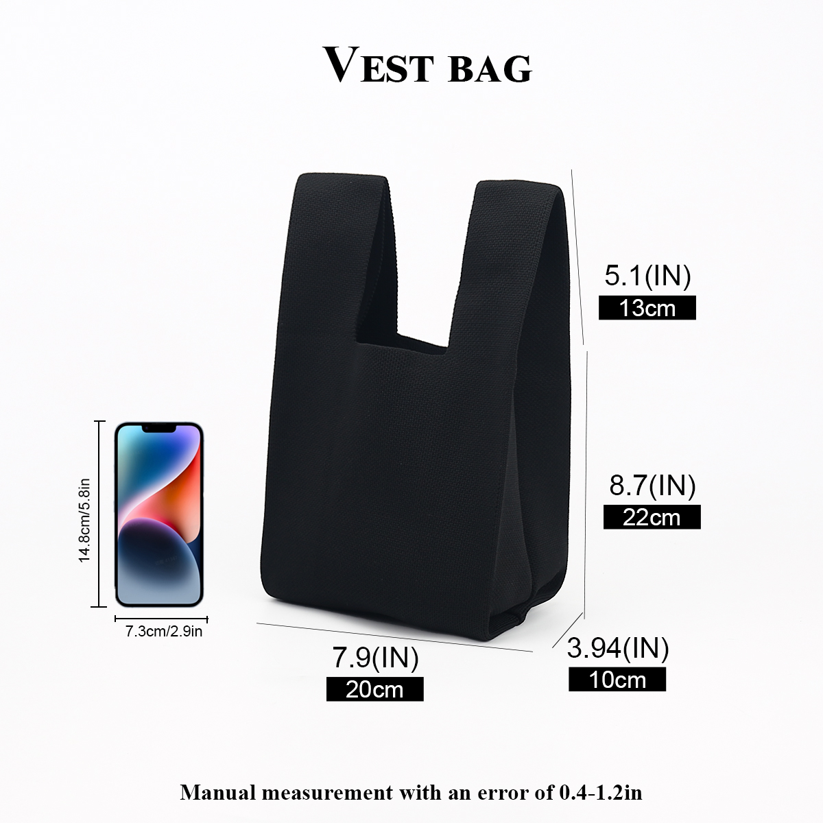 1 buah tas tangan polos warna  - Phone Accessories Shop ulasan dan harga