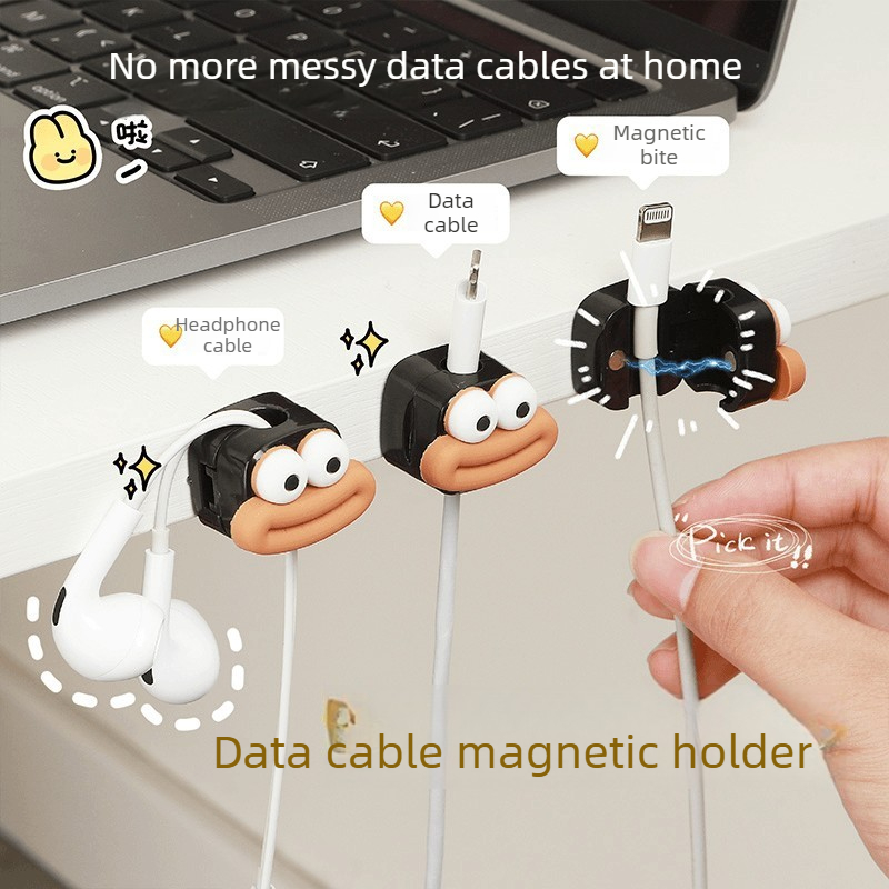 1/5/10 Buah Klip Kabel Magneti - Cable Organizer Magnetic ulasan dan harga