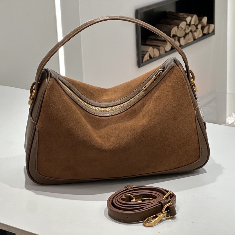 Tas Bahu Kulit Sapi Suede Asli - Phone Accessories Brand ulasan dan harga