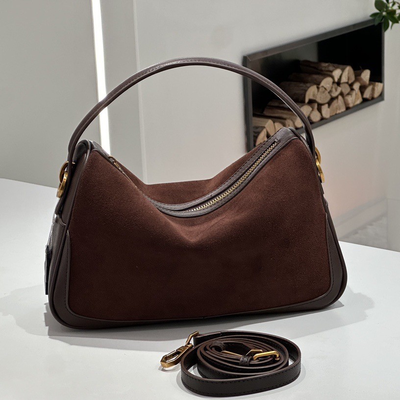 Tas Bahu Kulit Sapi Suede Asli - Phone Accessories Brand ulasan dan harga