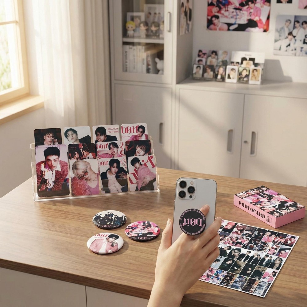 Stiker Kartu Foto Kpop Stray S - Phone Accessories For Kids ulasan dan harga